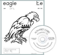 Alphabet card and CD image